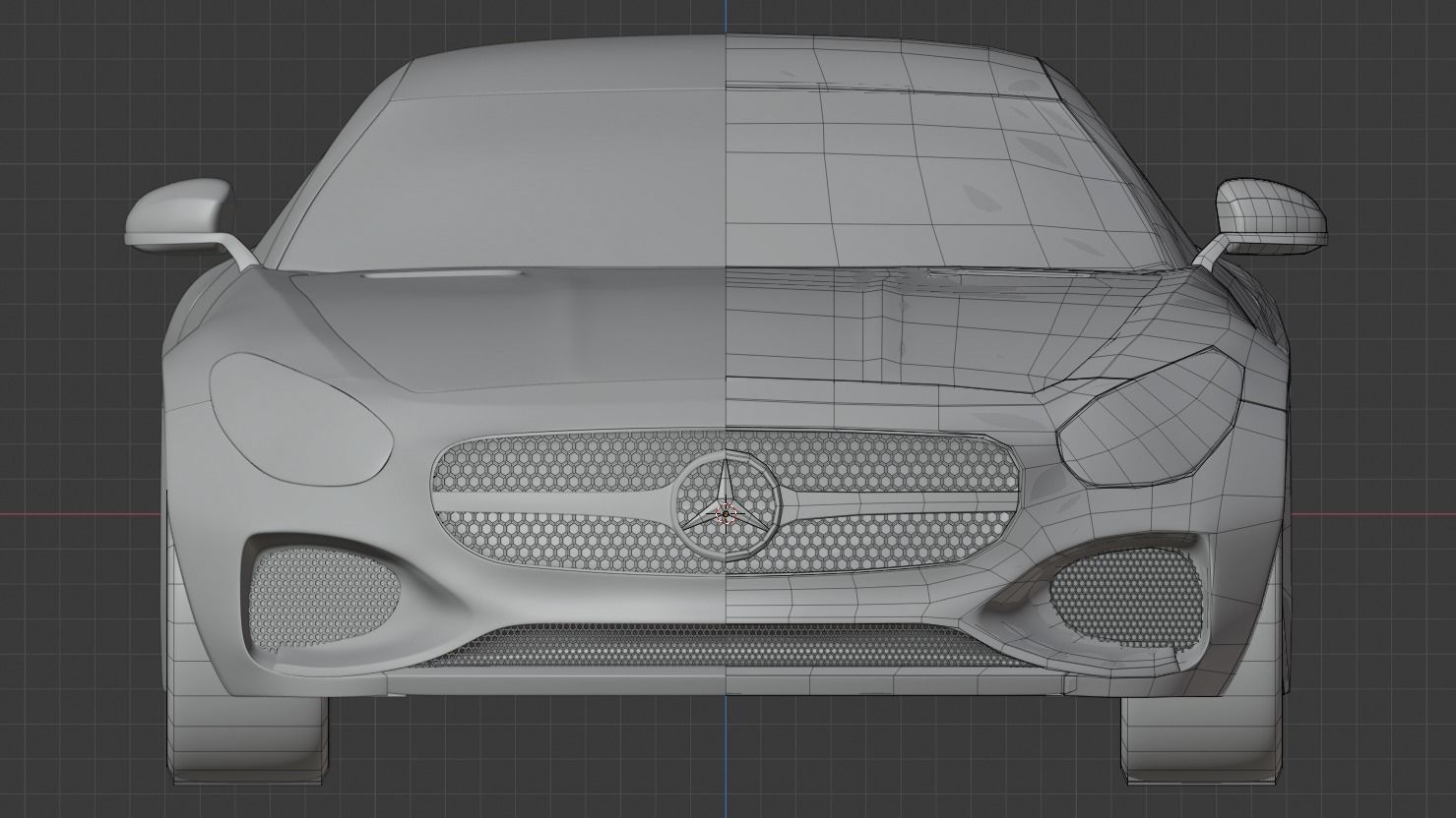Mercedes AMG GT 3D model_7