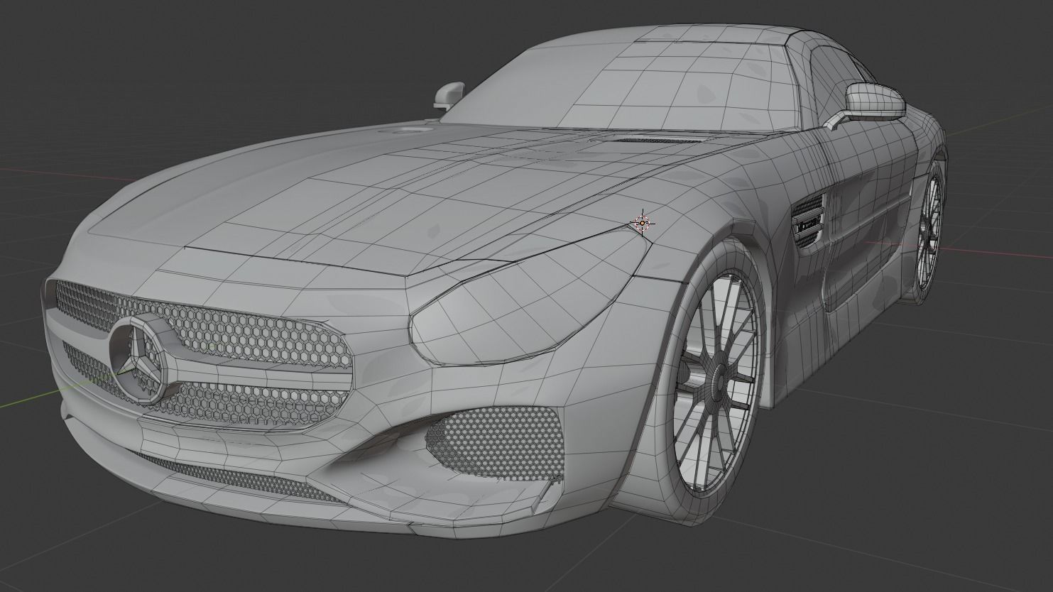 Mercedes AMG GT 3D model_6