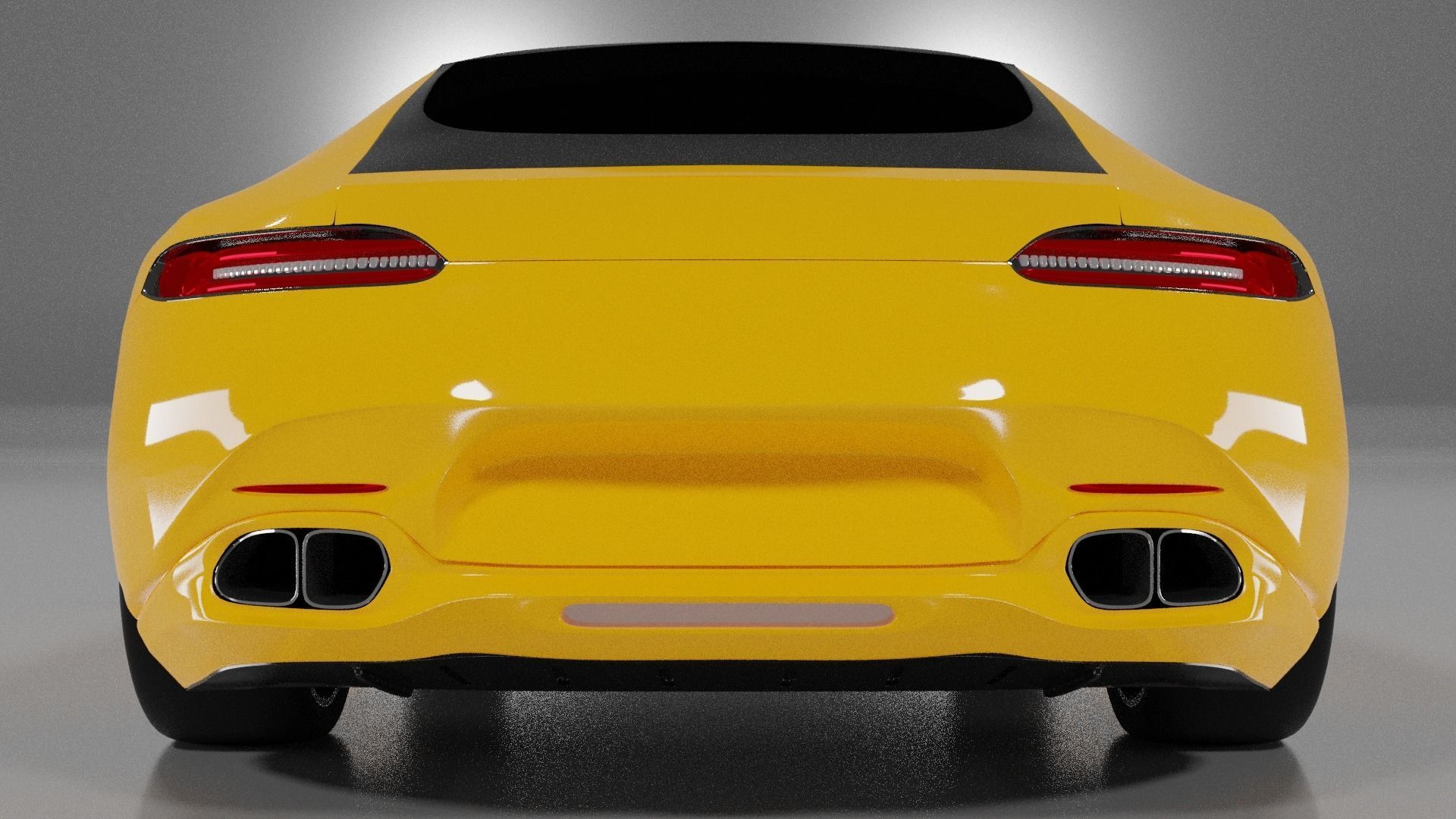 Mercedes AMG GT 3D model_2