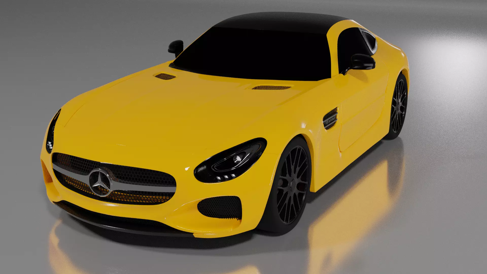 Mercedes AMG GT 3D model_0