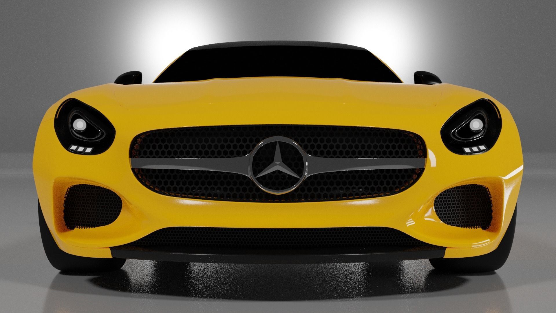 Mercedes AMG GT 3D model_1