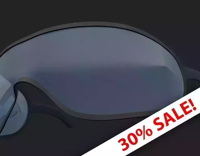 PPE Safety Glasses Goggles Low-poly 3D model