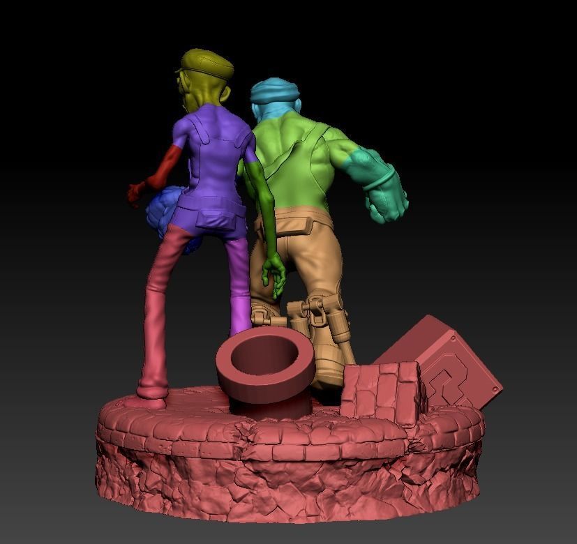 Mario Bros 3D Printable Concept 3D print model_4