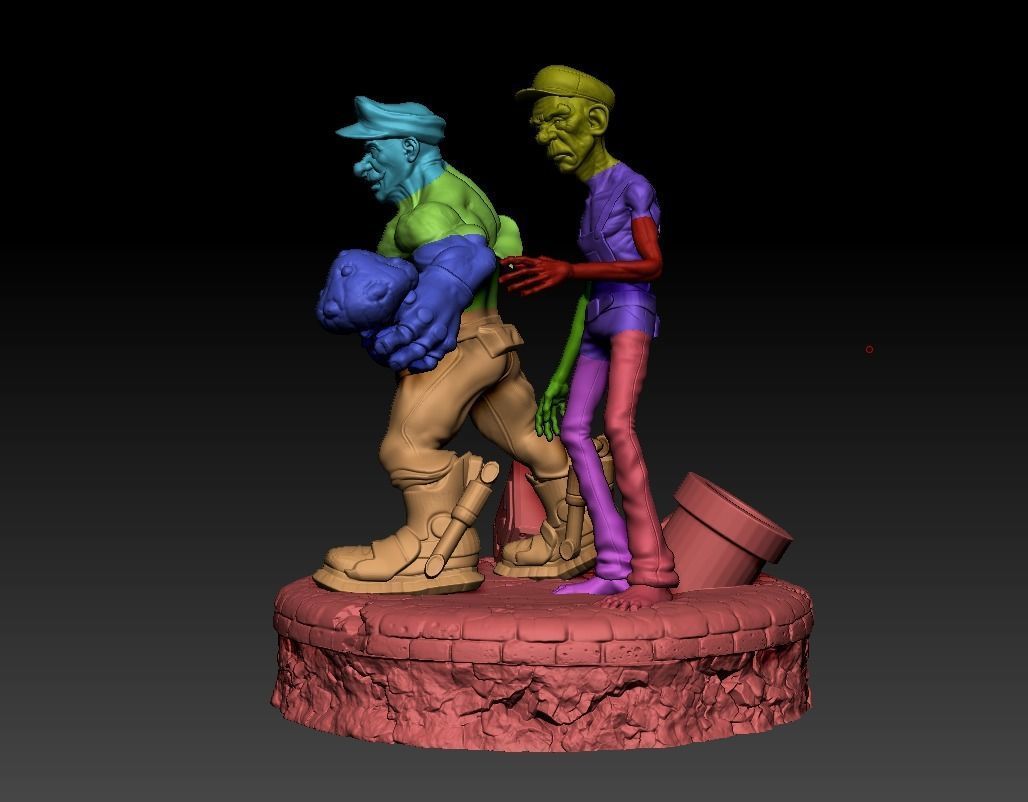 Mario Bros 3D Printable Concept 3D print model_3