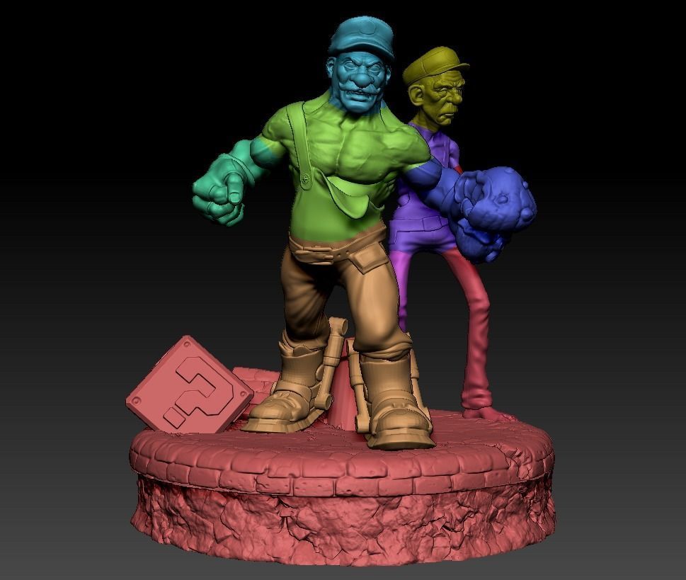 Mario Bros 3D Printable Concept 3D print model_2