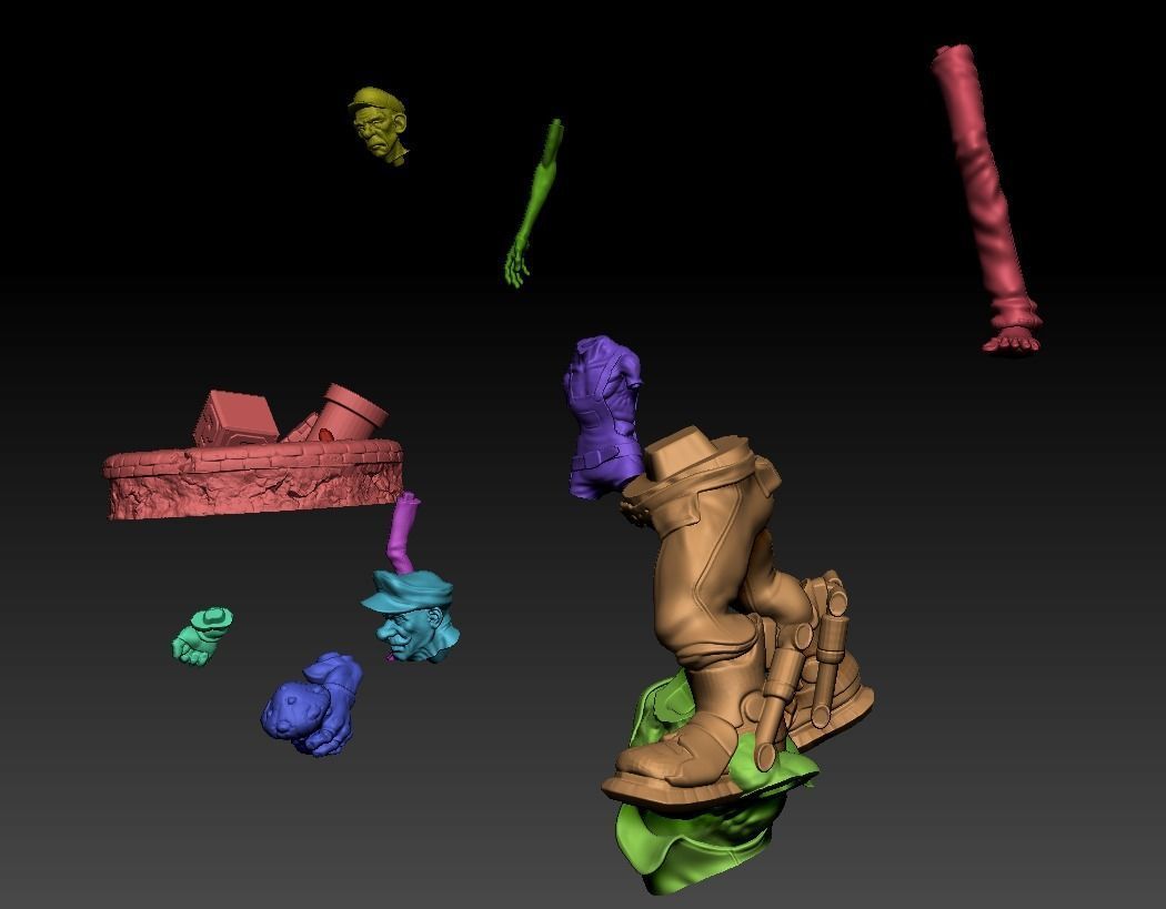 Mario Bros 3D Printable Concept 3D print model_6