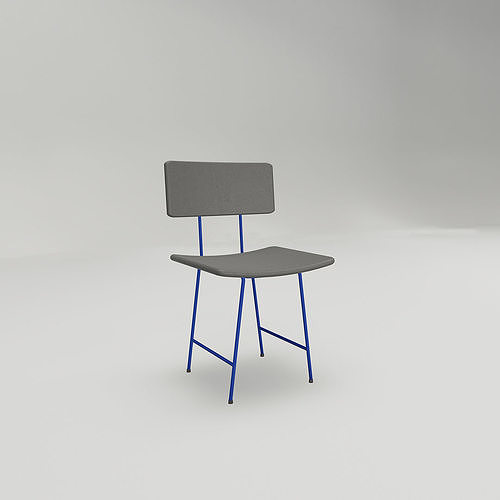 Contemporary chair Low-poly 3D model