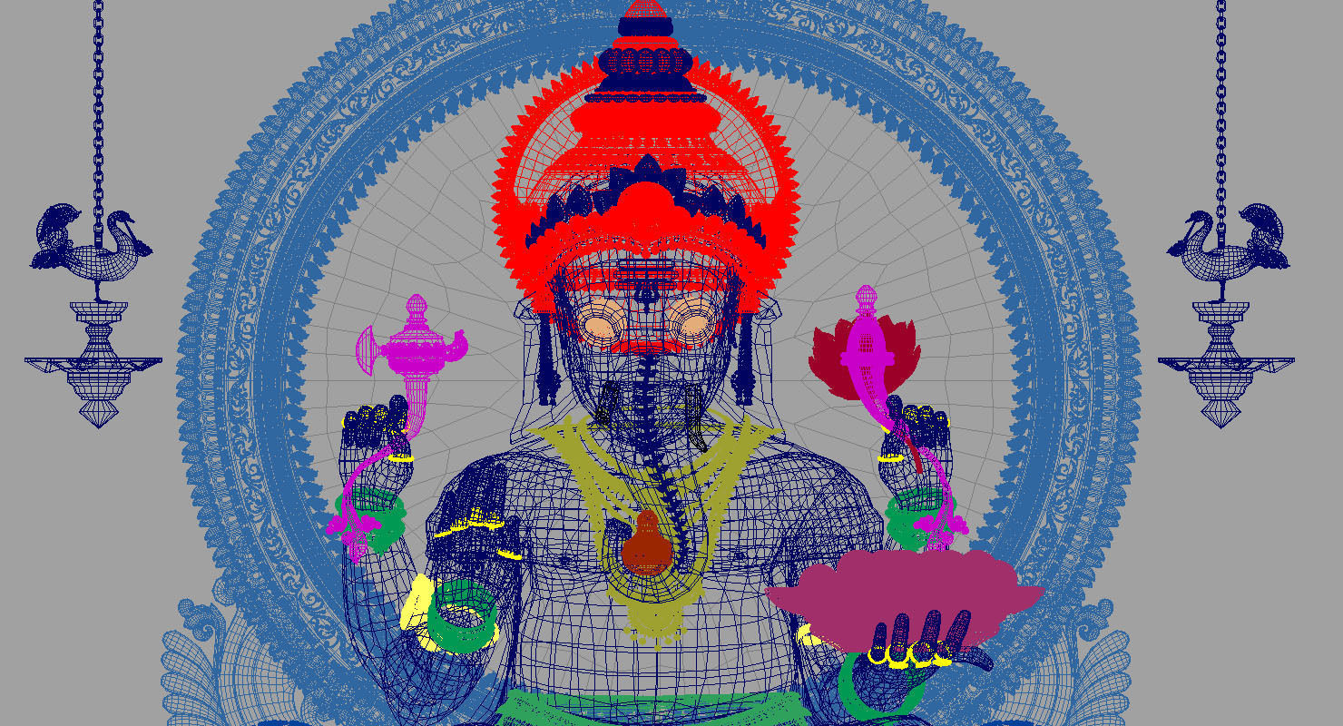 god Ganesha 3d model 3D model_6