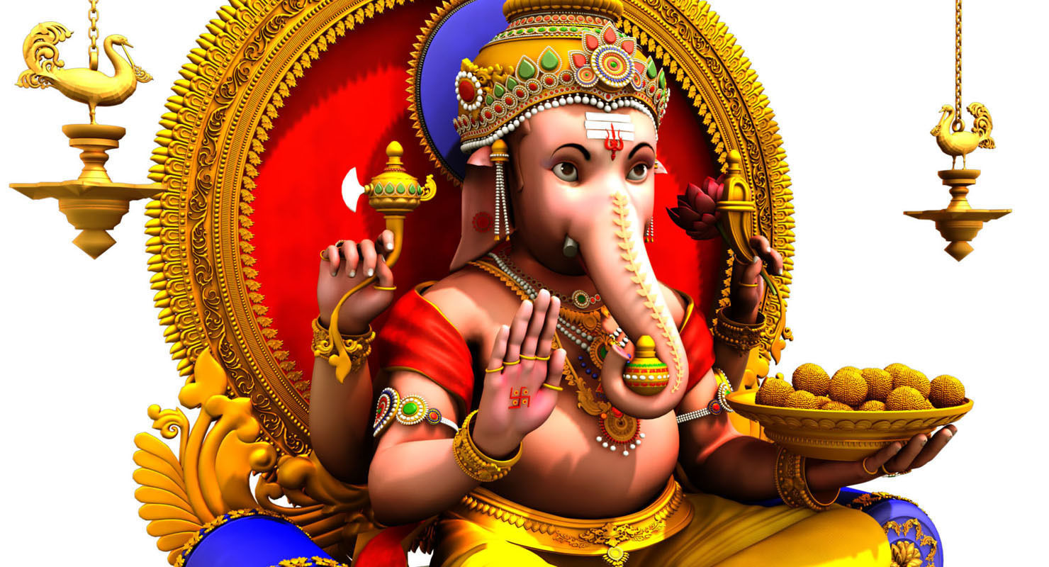 god Ganesha 3d model 3D model_18
