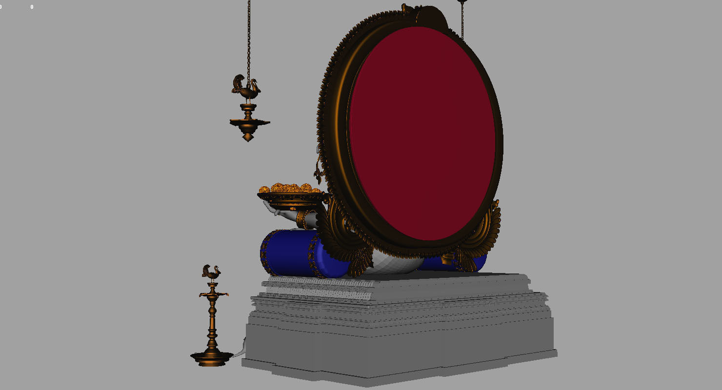 god Ganesha 3d model 3D model_14