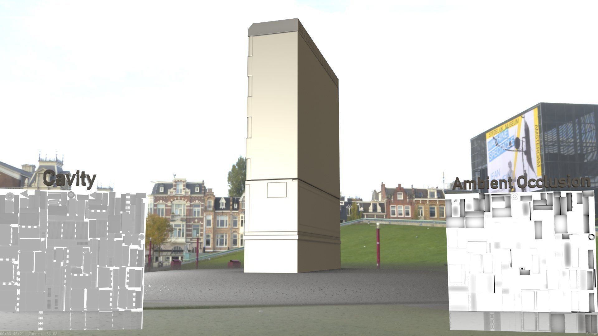 Electrical Distribution Cabinet 98 Low-poly 3D model_66