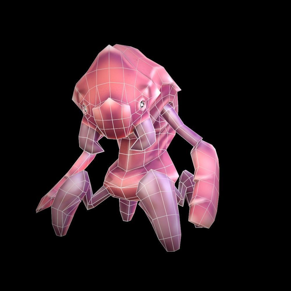 Character Ant Low-poly 3D model_6