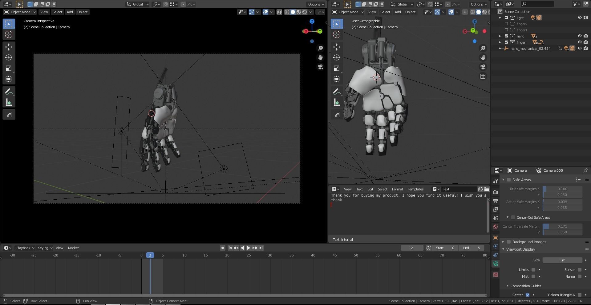 hand mechanical 02 3D model_32