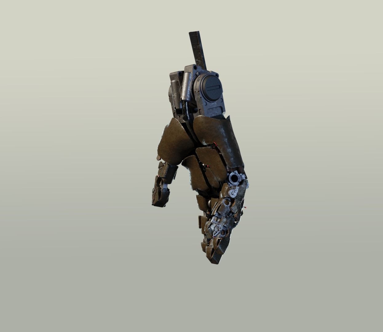 hand mechanical 02 3D model_3