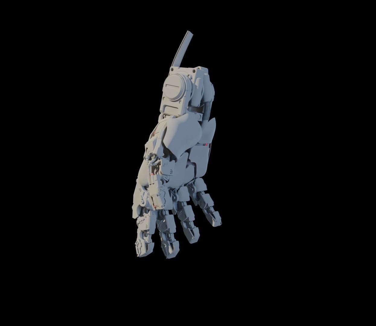 hand mechanical 02 3D model_19