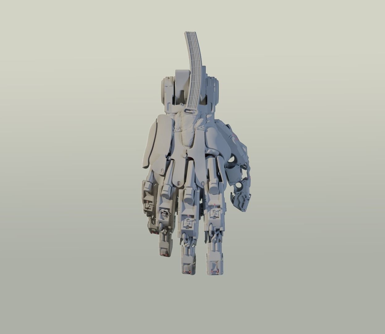 hand mechanical 02 3D model_6