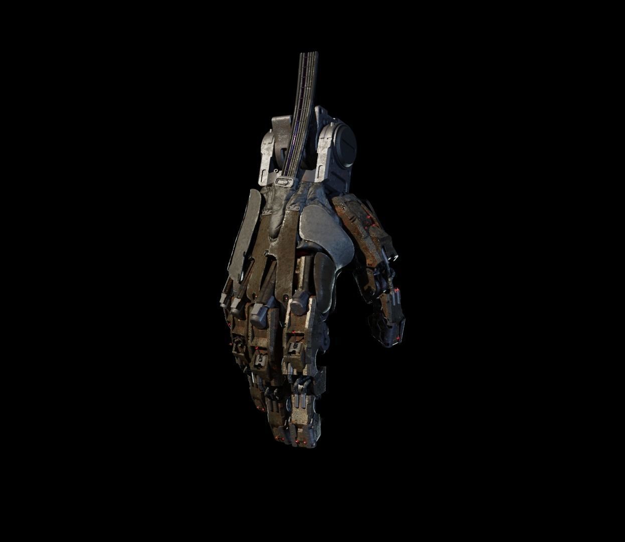 hand mechanical 02 3D model_10