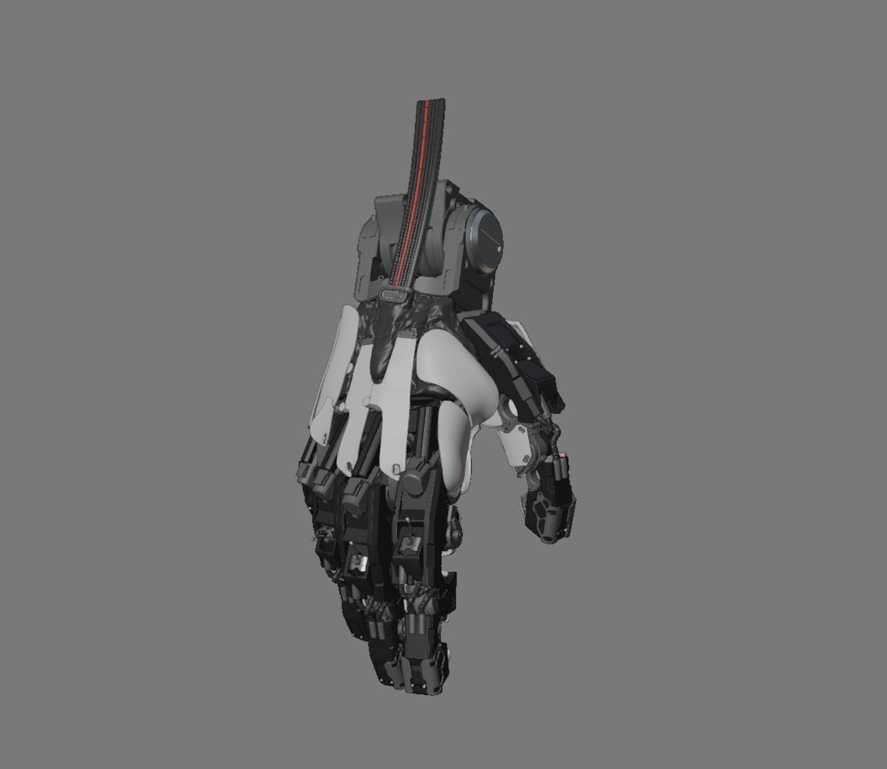 hand mechanical 02 3D model_25
