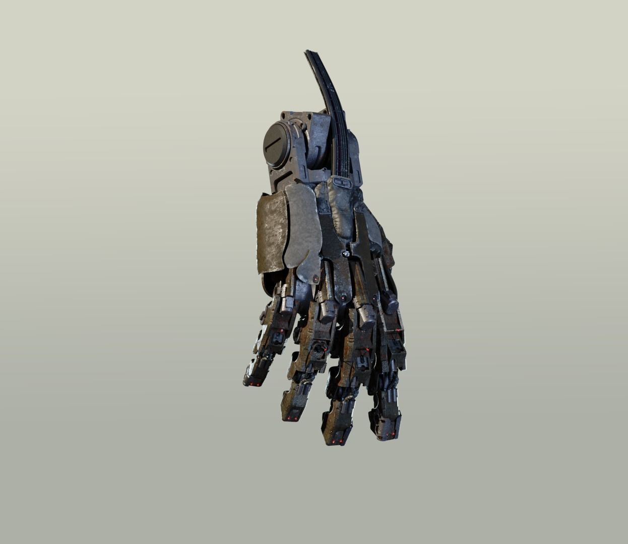 hand mechanical 02 3D model_2