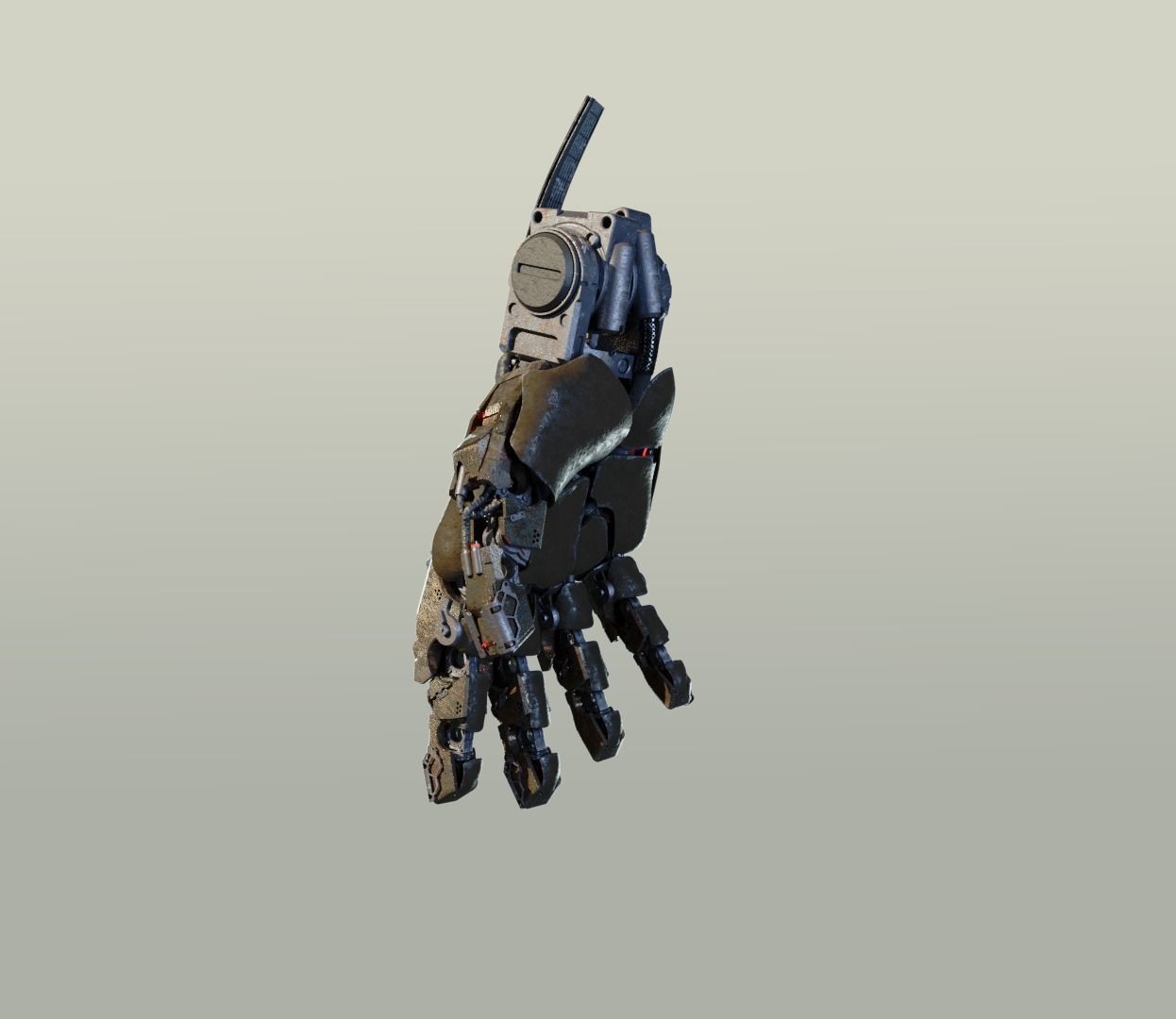 hand mechanical 02 3D model_4
