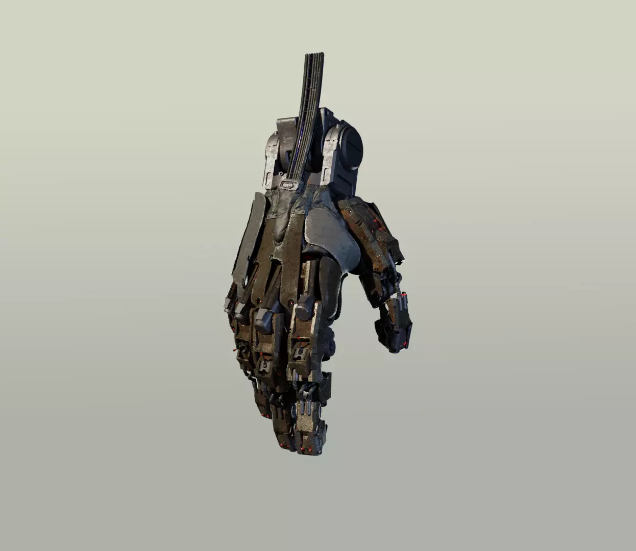 hand mechanical 02 3D model_0