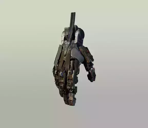 hand mechanical 02 3D model