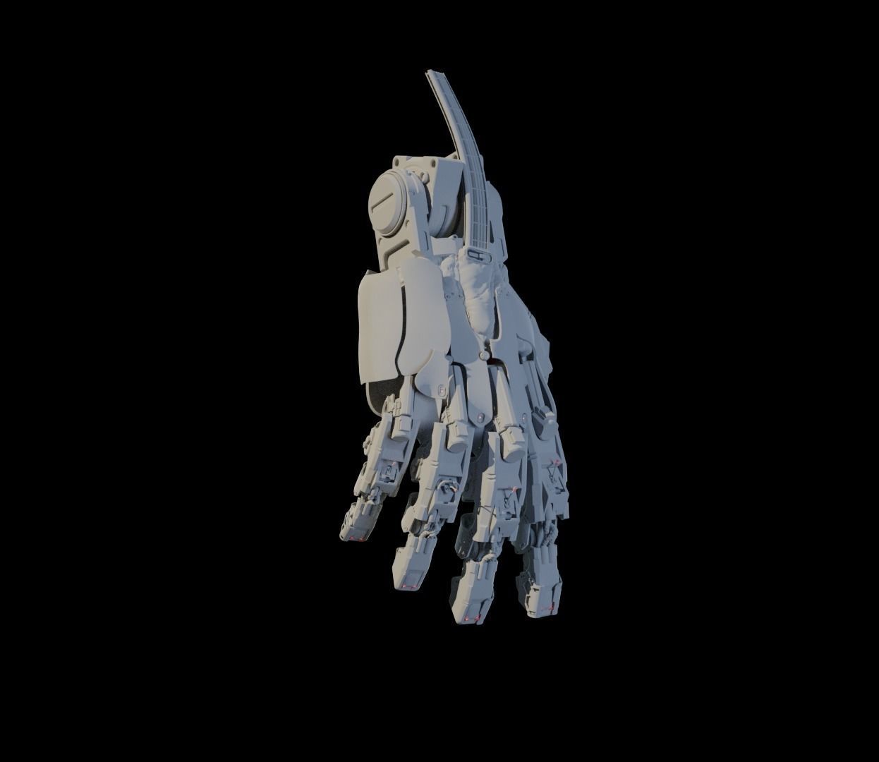 hand mechanical 02 3D model_21