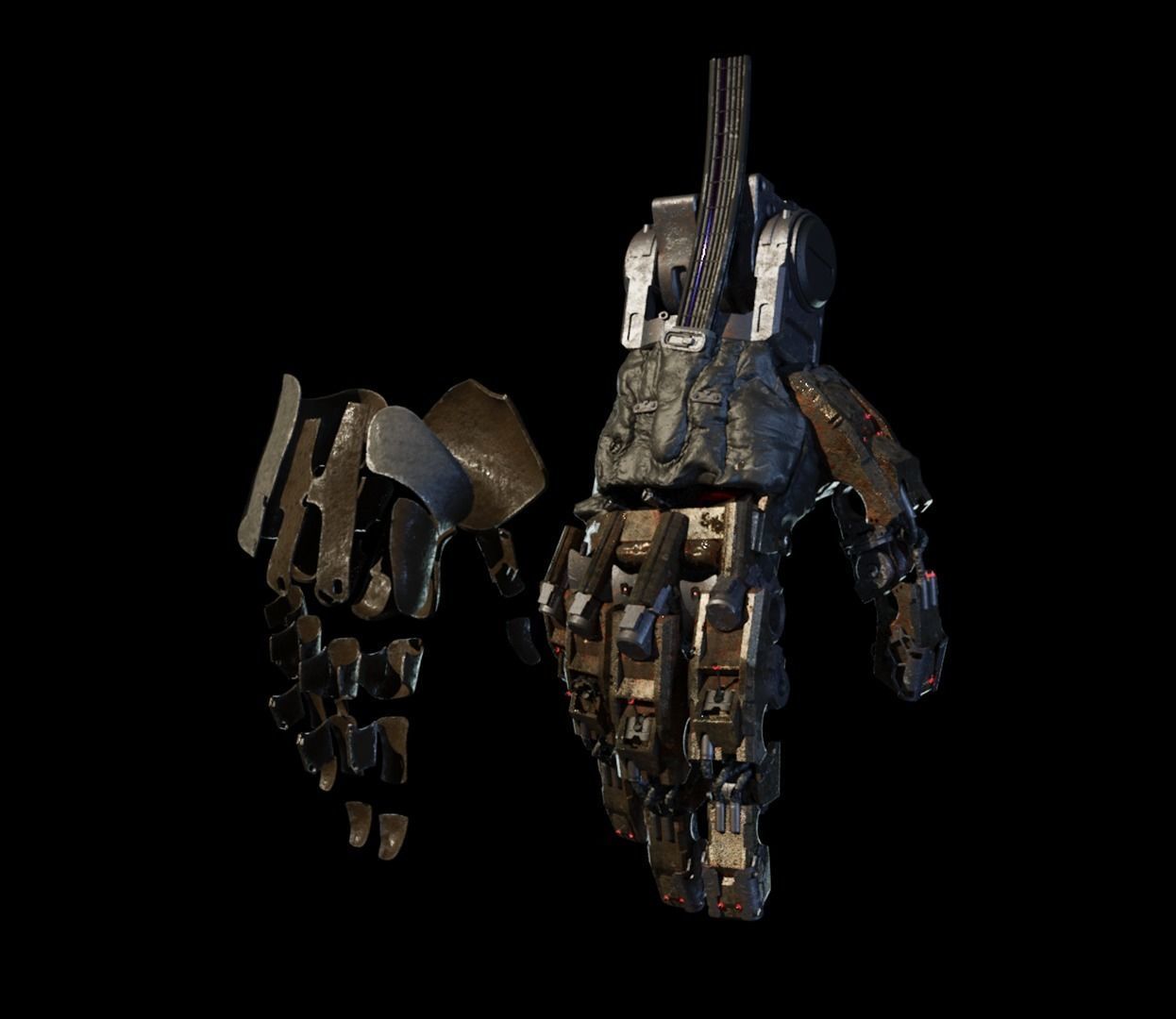 hand mechanical 02 3D model_26