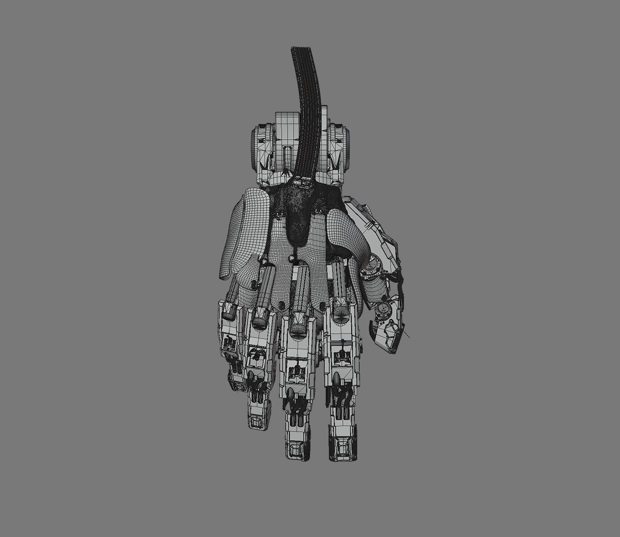 hand mechanical 02 3D model_31