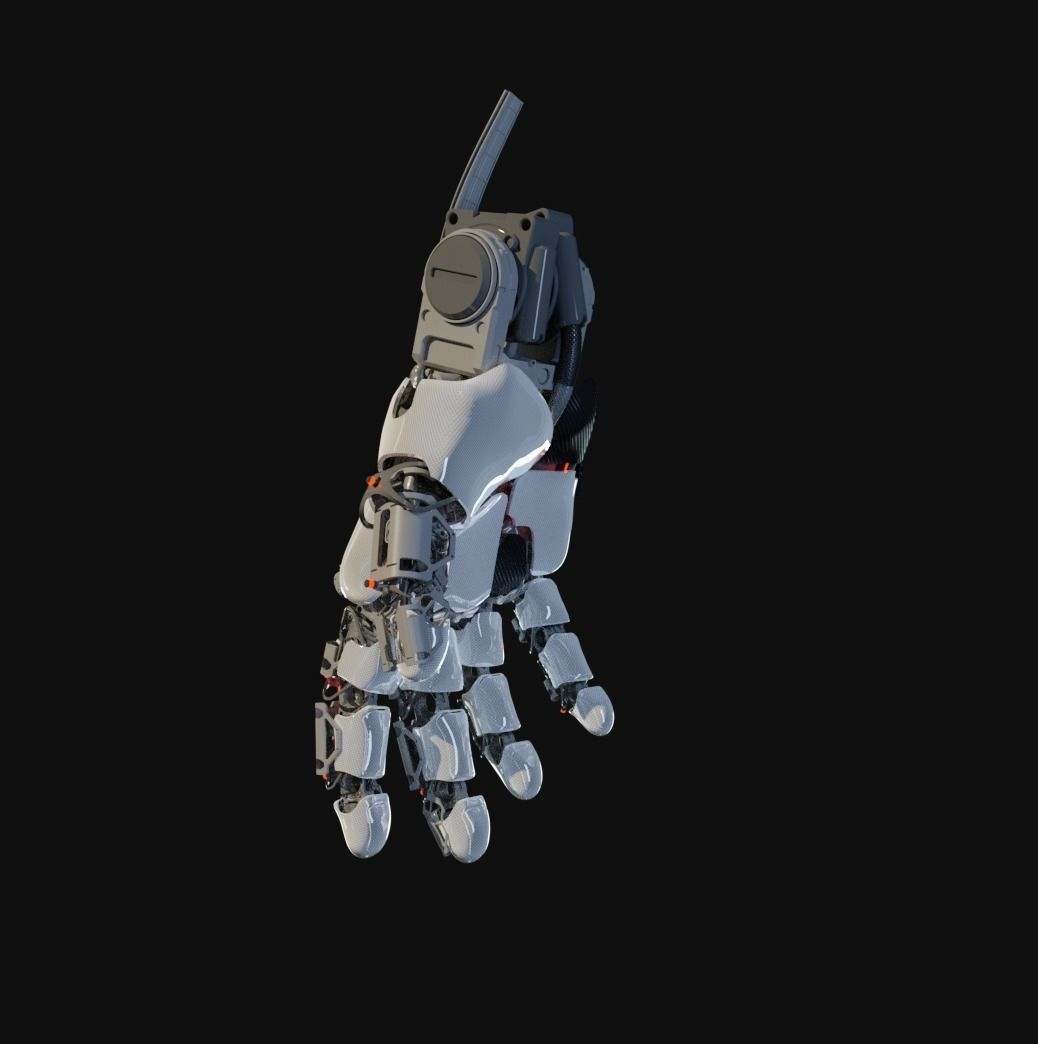 hand mechanical 03 3D model_11