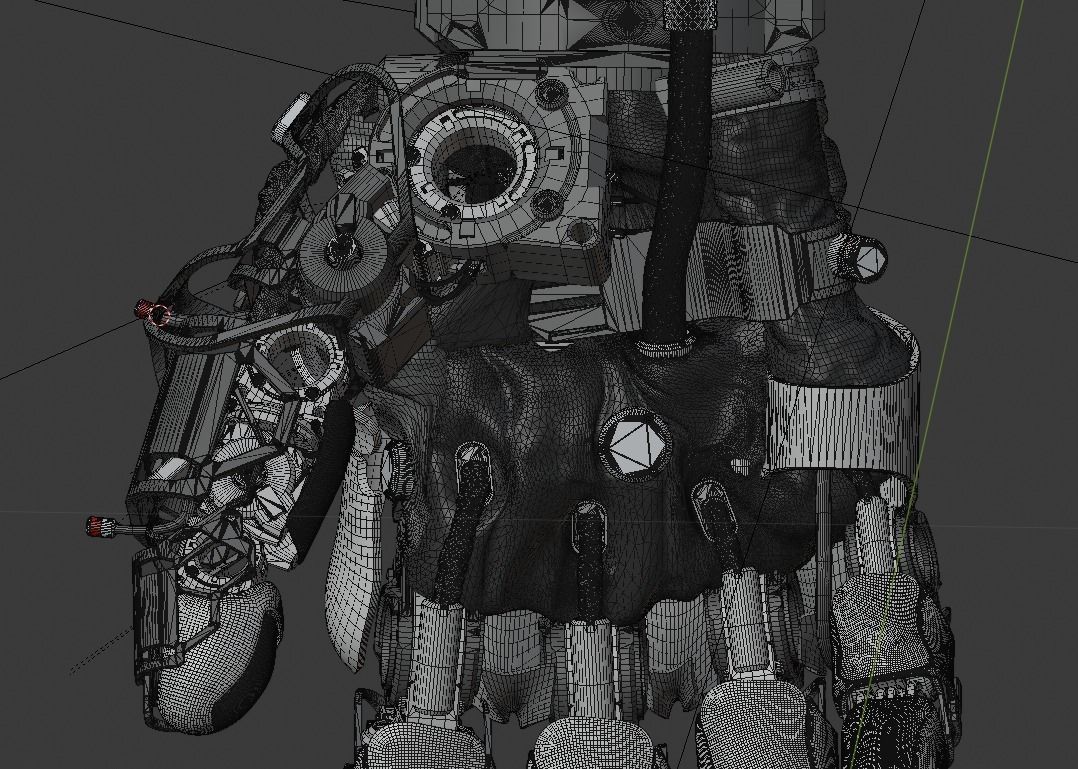 hand mechanical 03 3D model_25