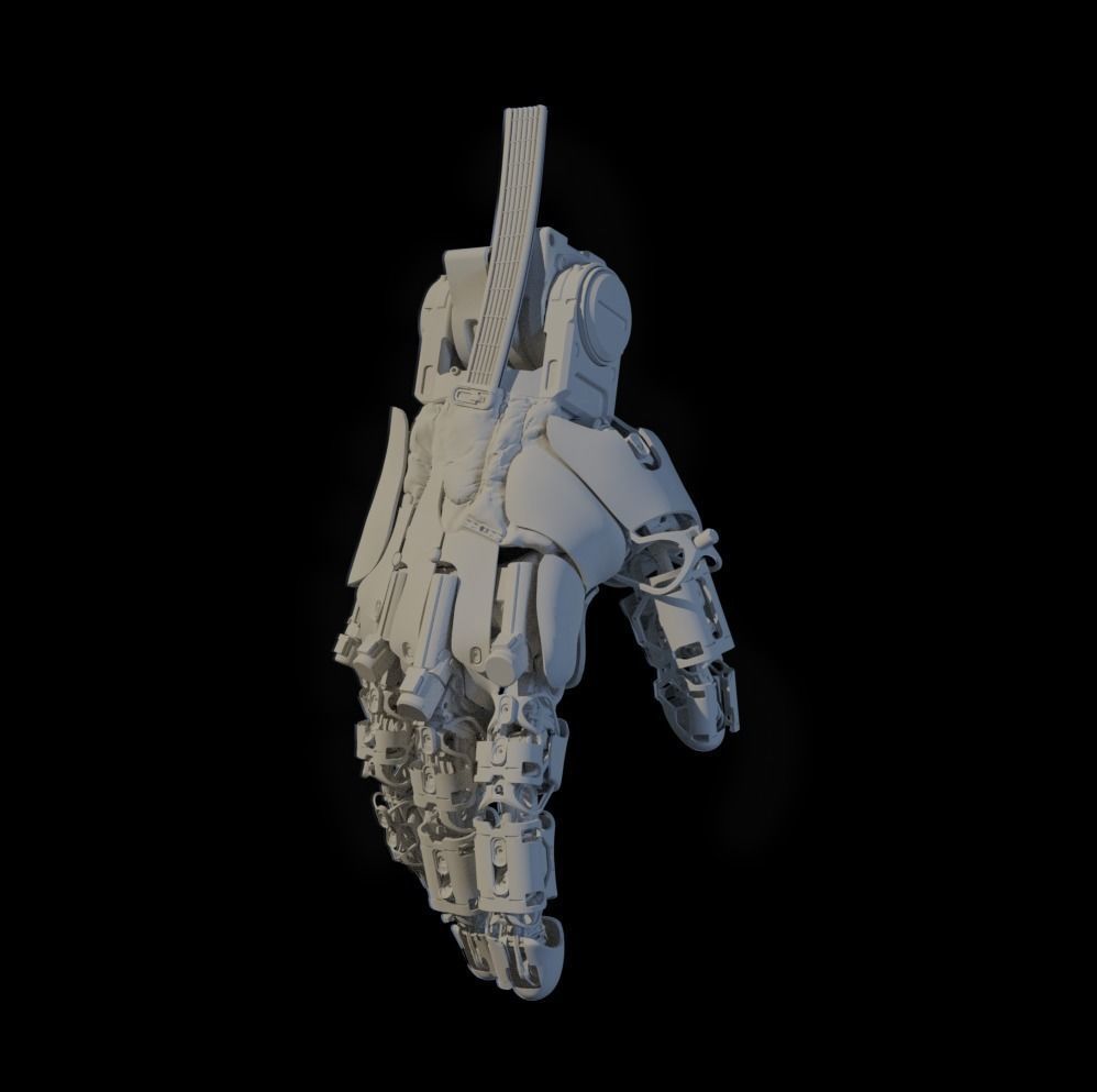 hand mechanical 03 3D model_17
