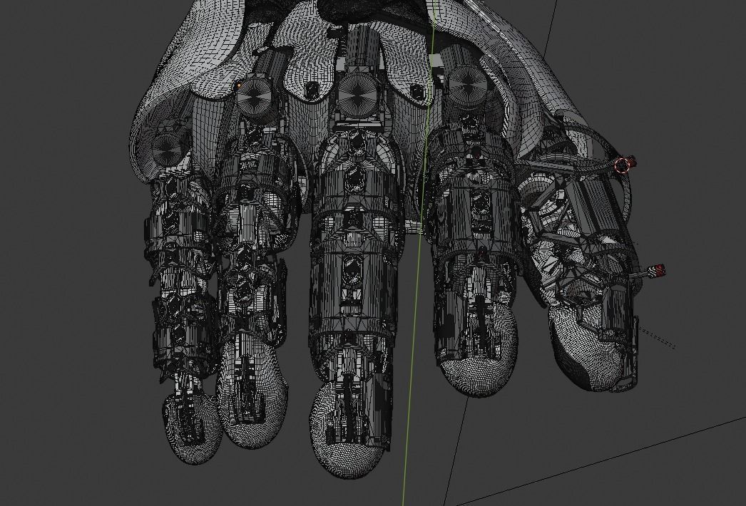 hand mechanical 03 3D model_24