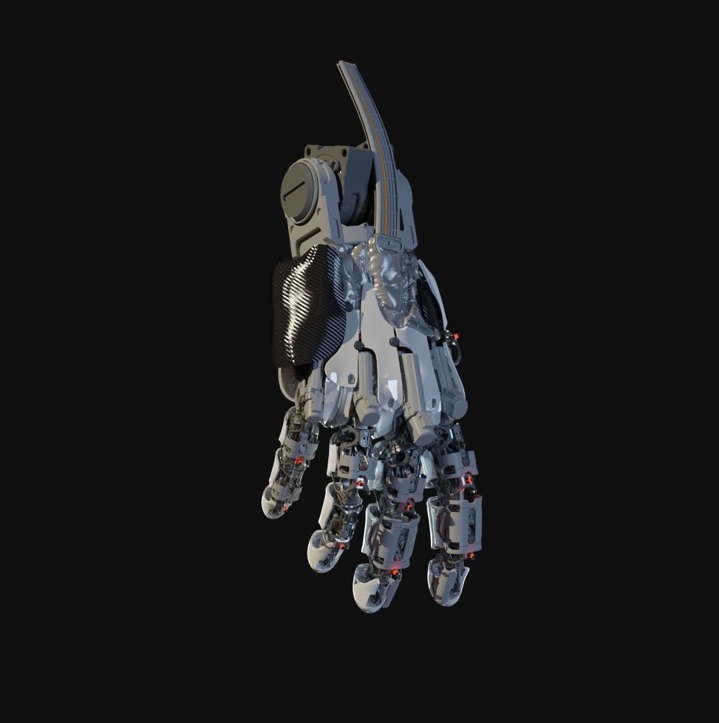 hand mechanical 03 3D model_14