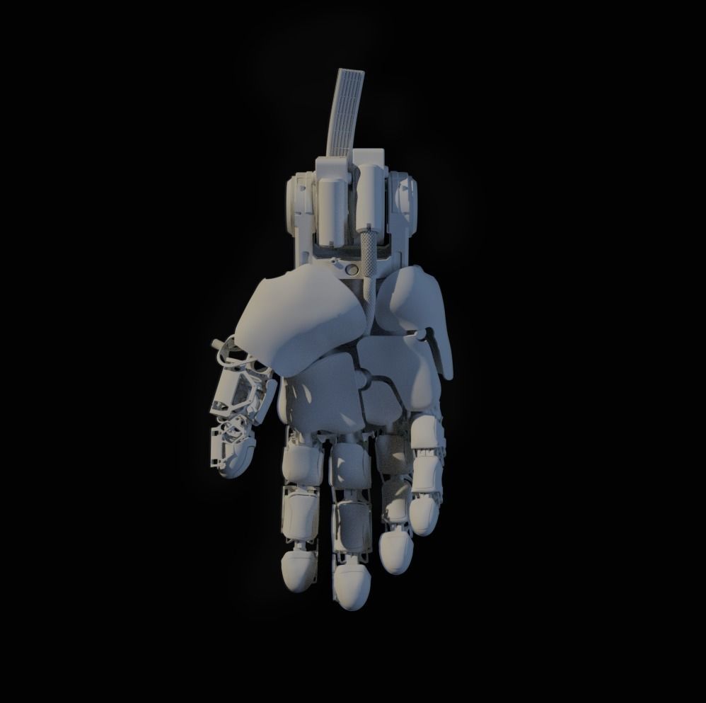 hand mechanical 03 3D model_19