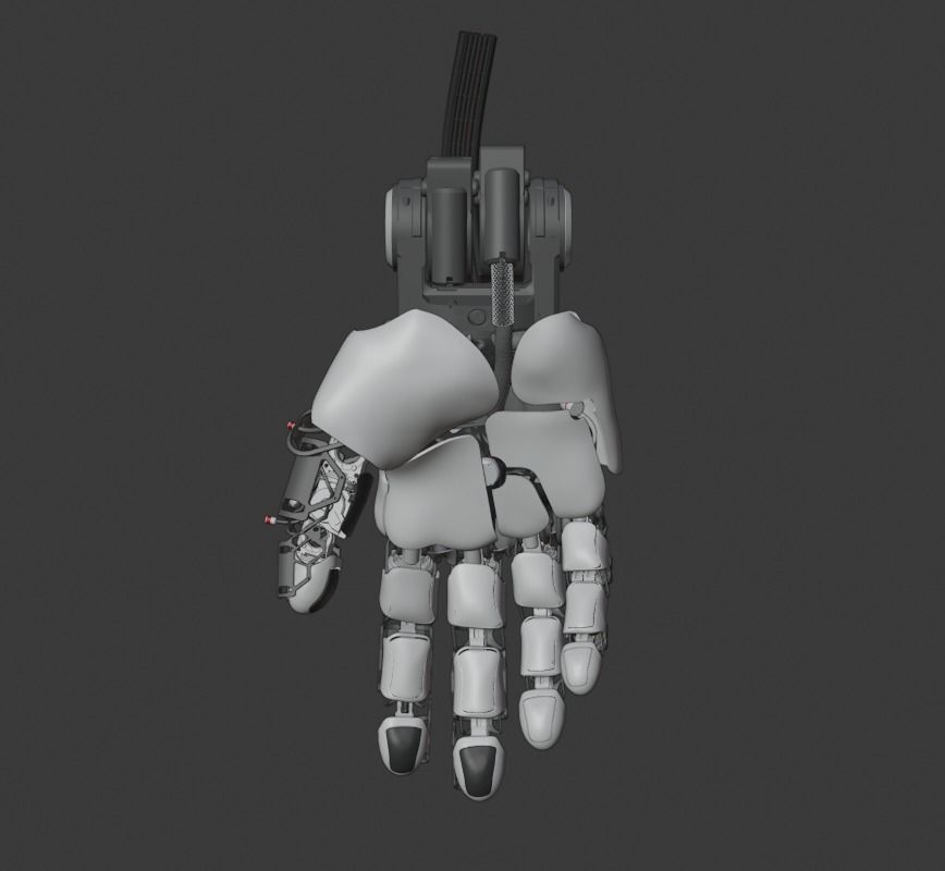 hand mechanical 03 3D model_22