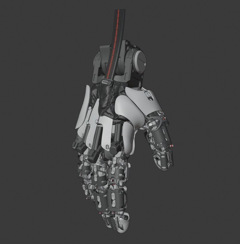 hand mechanical 03 3D model_21