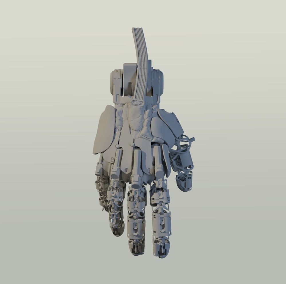 hand mechanical 03 3D model_29