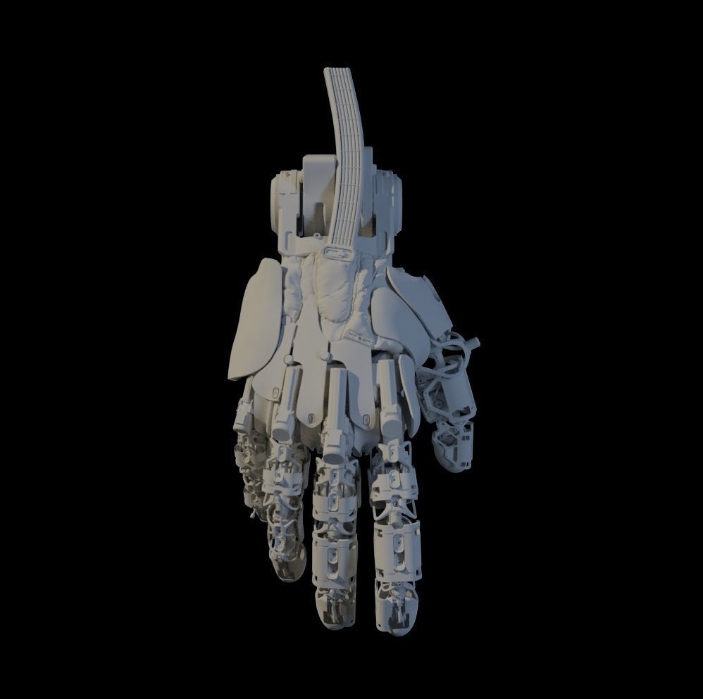 hand mechanical 03 3D model_16