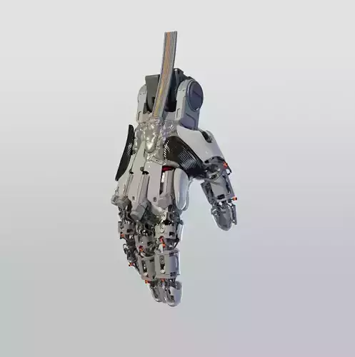 hand mechanical 03 3D model