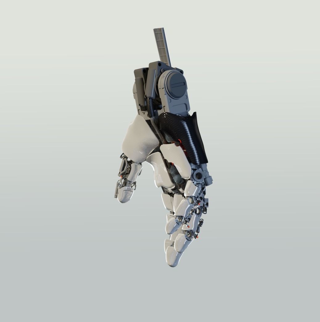 hand mechanical 03 3D model_3