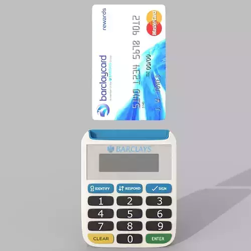 Credit Card 3D model
