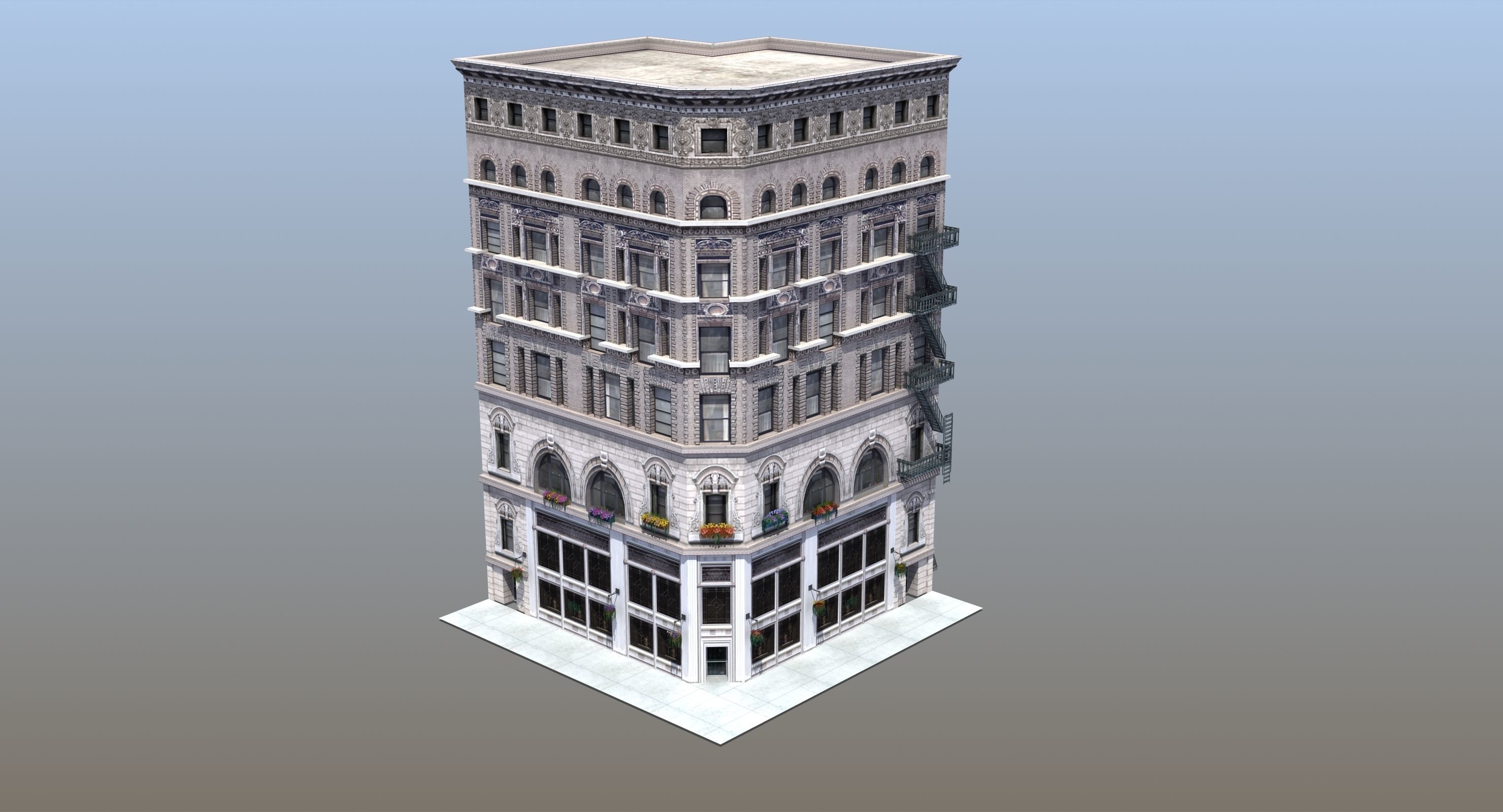 Fashion Store Shop 3D model_23
