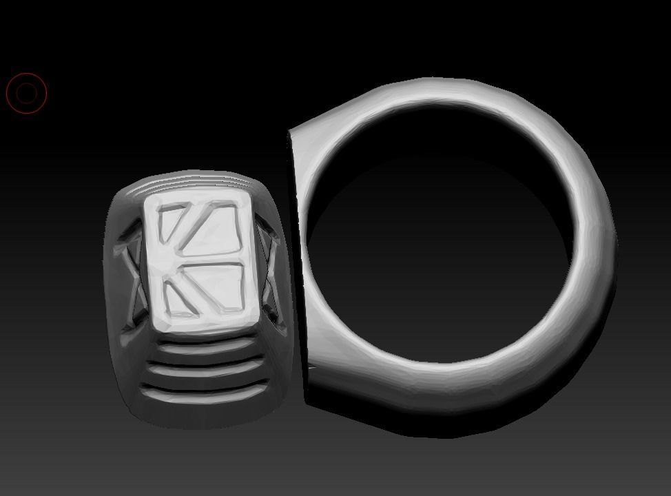 Thorin Rings The Hobbit Movie CosPlay Decorations 3D print model_2