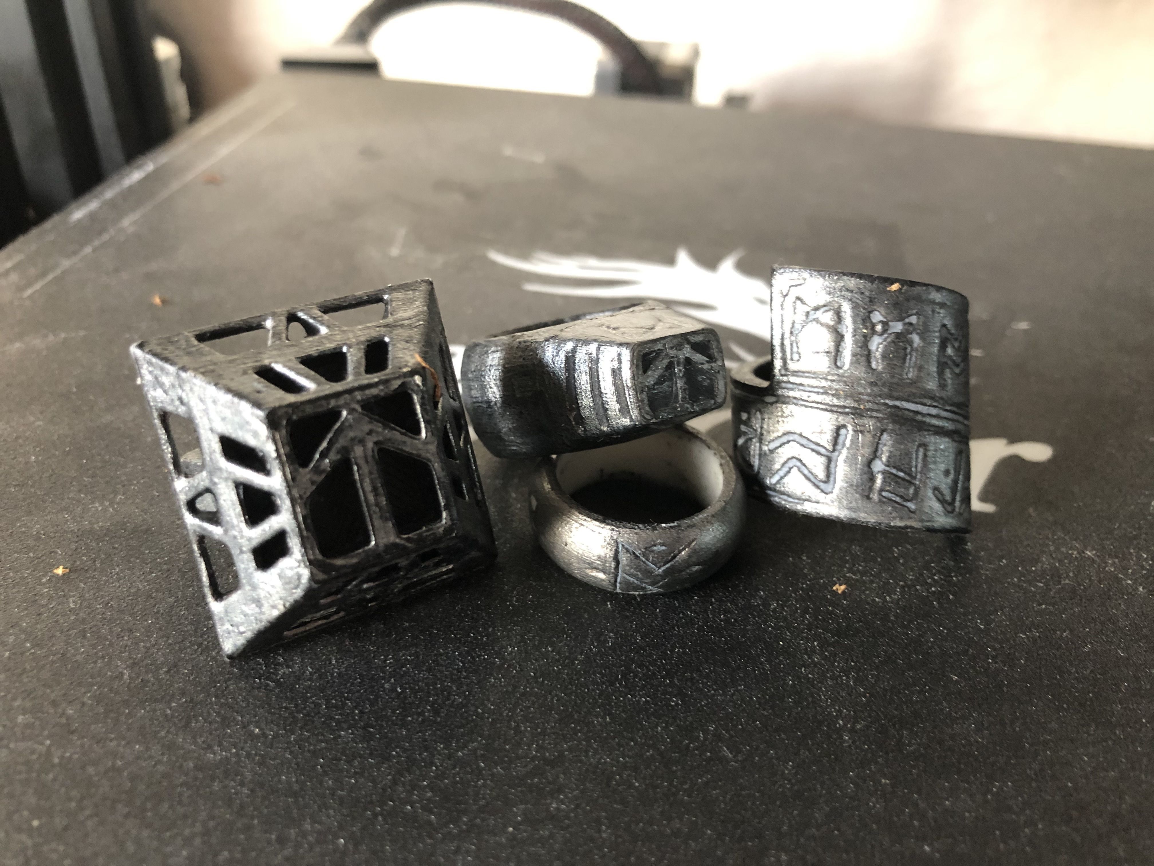 Thorin Rings The Hobbit Movie CosPlay Decorations 3D print model_4