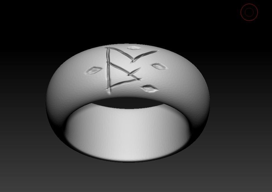 Thorin Rings The Hobbit Movie CosPlay Decorations 3D print model_1