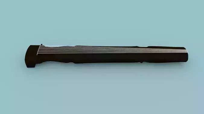 Gu Qin Zither 3D Model