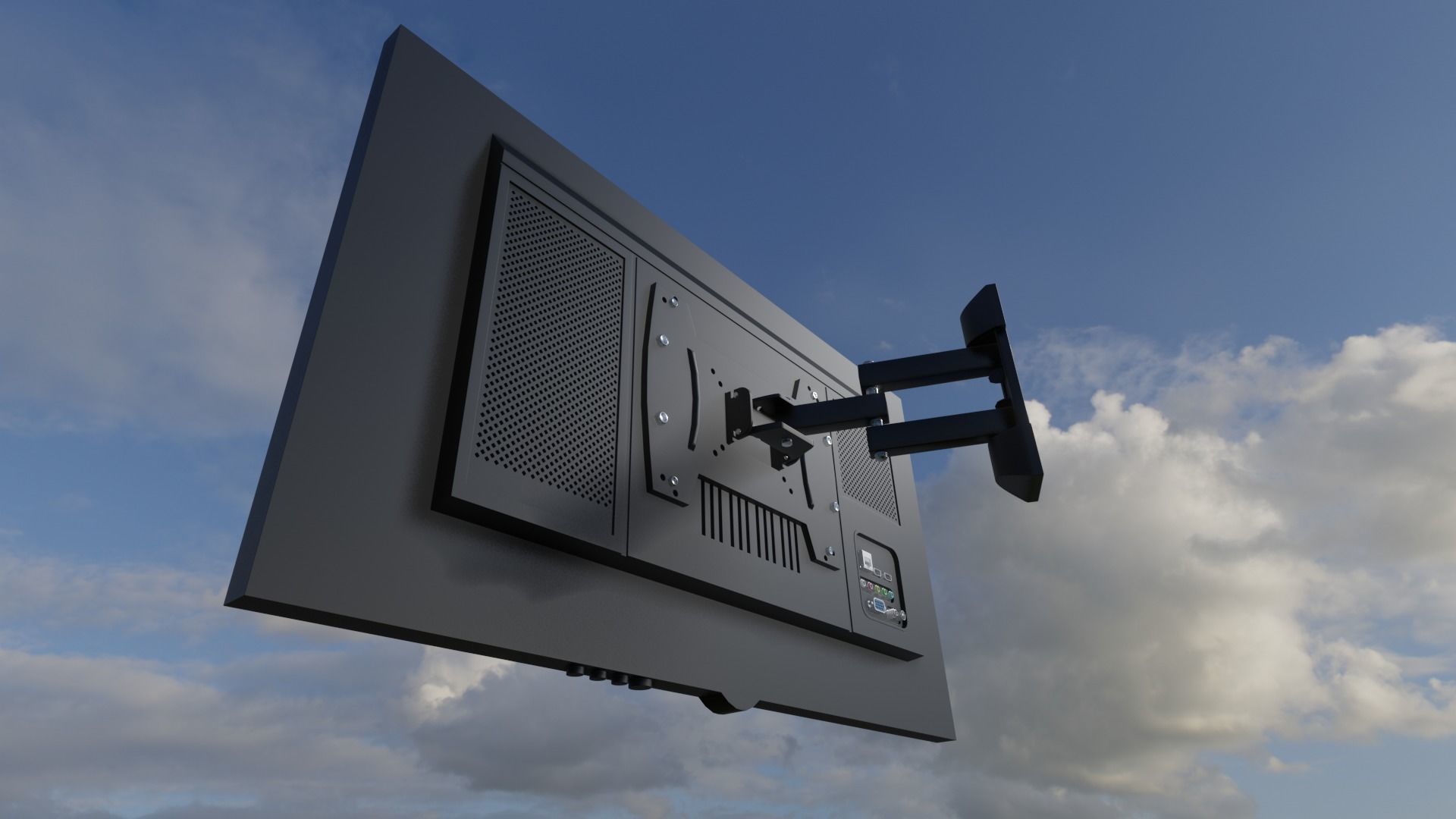 Modern Tv model 3D model_1
