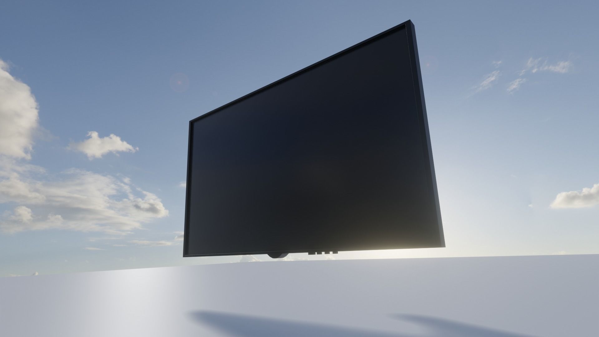 Modern Tv model 3D model_2
