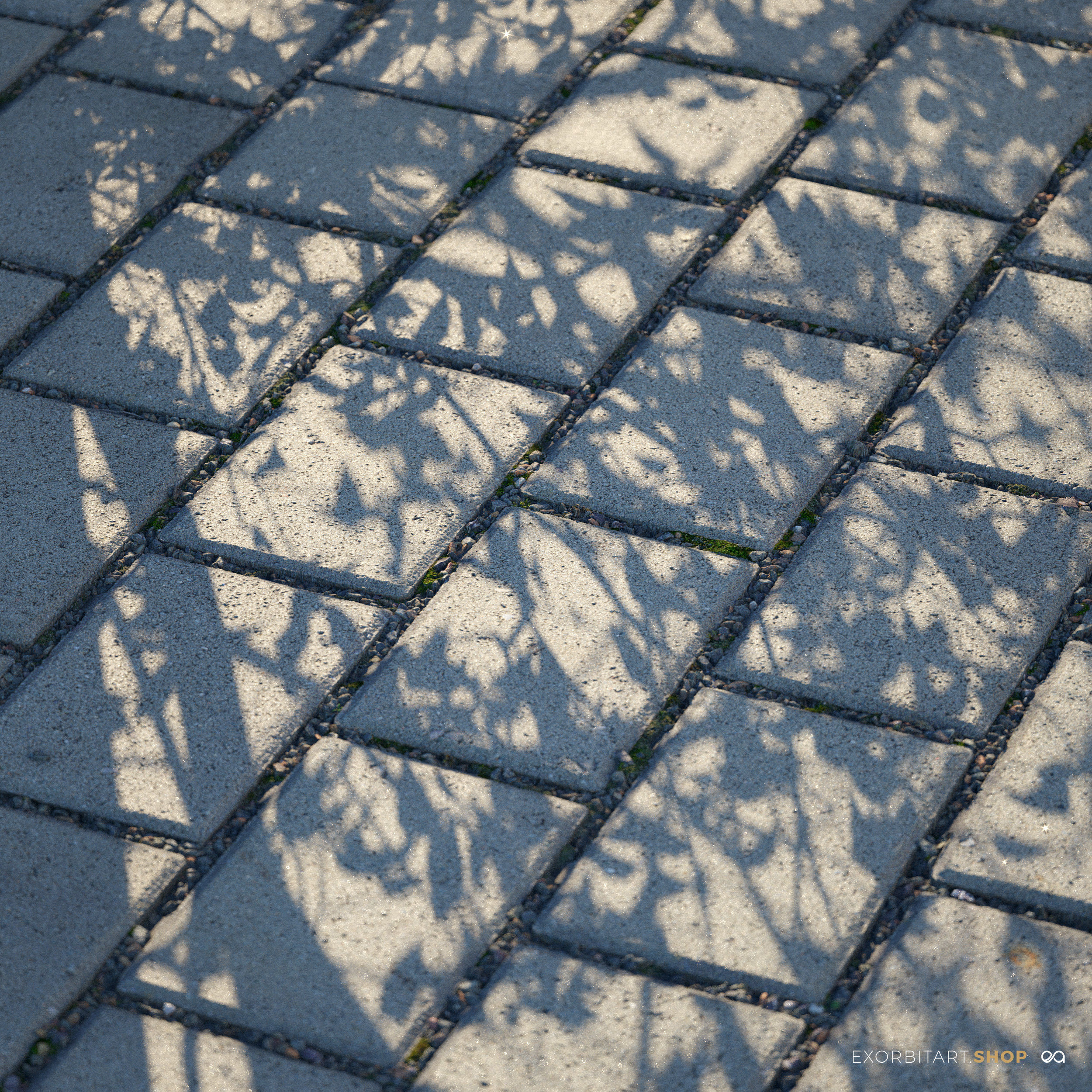 Scanned Stretcherbond Pavement PBR Textures Texture_4